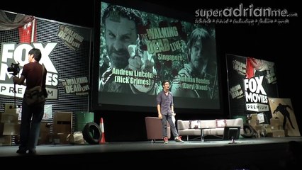 Andrew Lincoln & Norman Reedus Funny Moments in Singapore