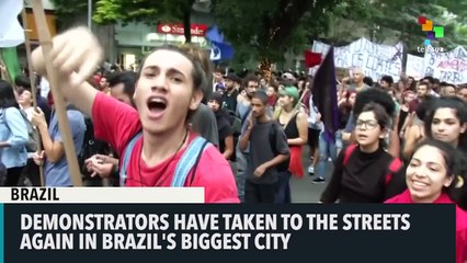 Brazil Protests Against Increases In Public Transport Fares