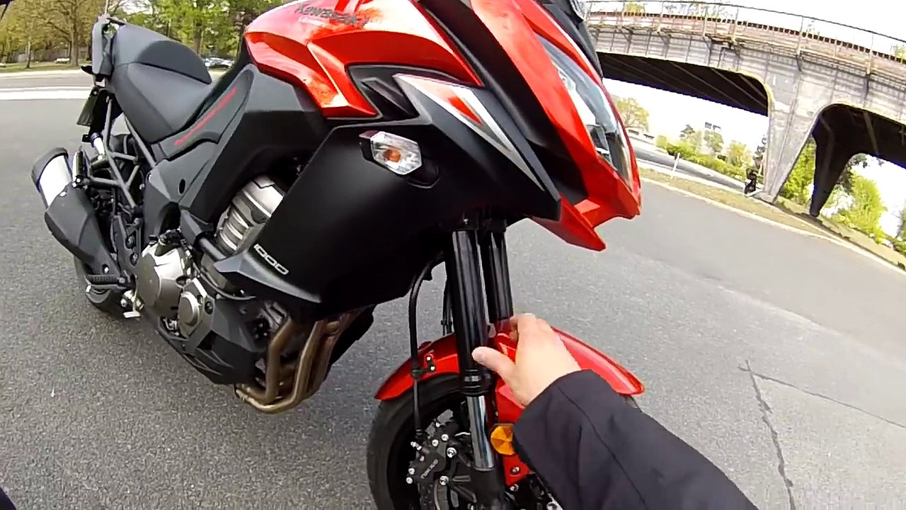 The Best Adventure Motorcycles - Kawasaki 1000 Versys 2017 - Test Ride & Review