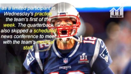 Patriots QB Tom Brady injures throwing hand ahead of AFC Championship Game
