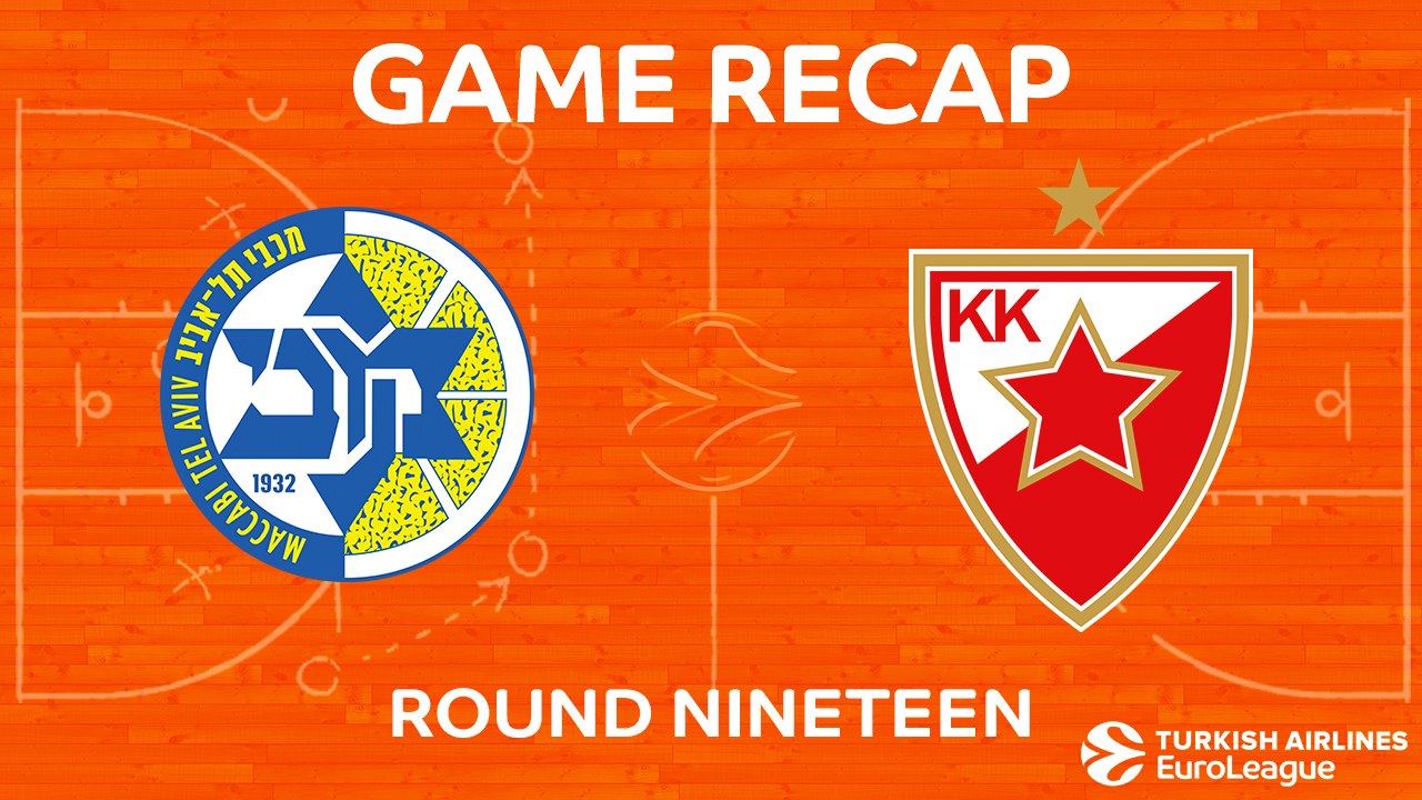 Highlights: Maccabi FOX Tel Aviv - Crvena Zvezda mts Belgrade