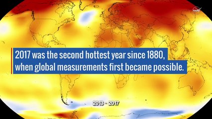 La NASA lo confirma: 2017 fue uno de los años más calurosos