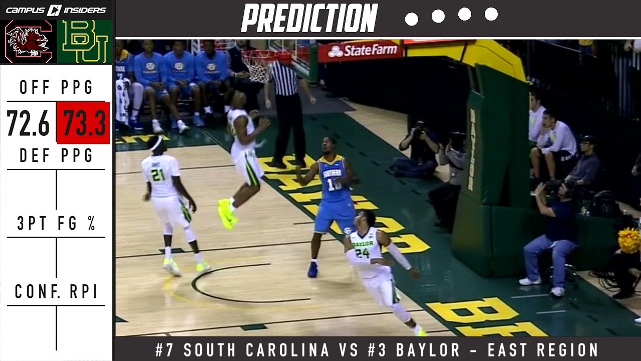 7 South Carolina vs. 3 Baylor Prediction | Who's Got Next?