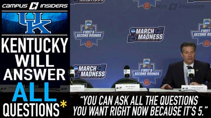 John Calipari Will Answer All Questions... Except About UCLA