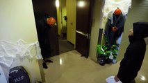 JaVale Mcgee Pranks Warriors Players on Halloween (Stephen Curry, Kevin Durant, Klay Thompson)