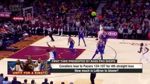 Stephen A. Smith blames LeBron James for Cavaliers' slow start | First Take | ESPN