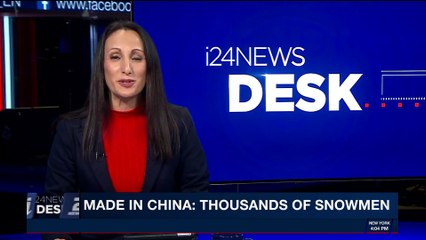 i24NEWS DESK | Made in China: thousands of snowmen | Thursday, January 18th 2018