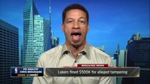 Chris Broussard on the Lakers $500K tampering fine, and LeBron possibly going to Spurs | THE HERD