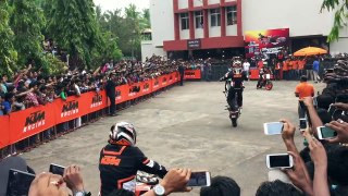 KTM Stunt Show At Vadakara By THROTTLERZ