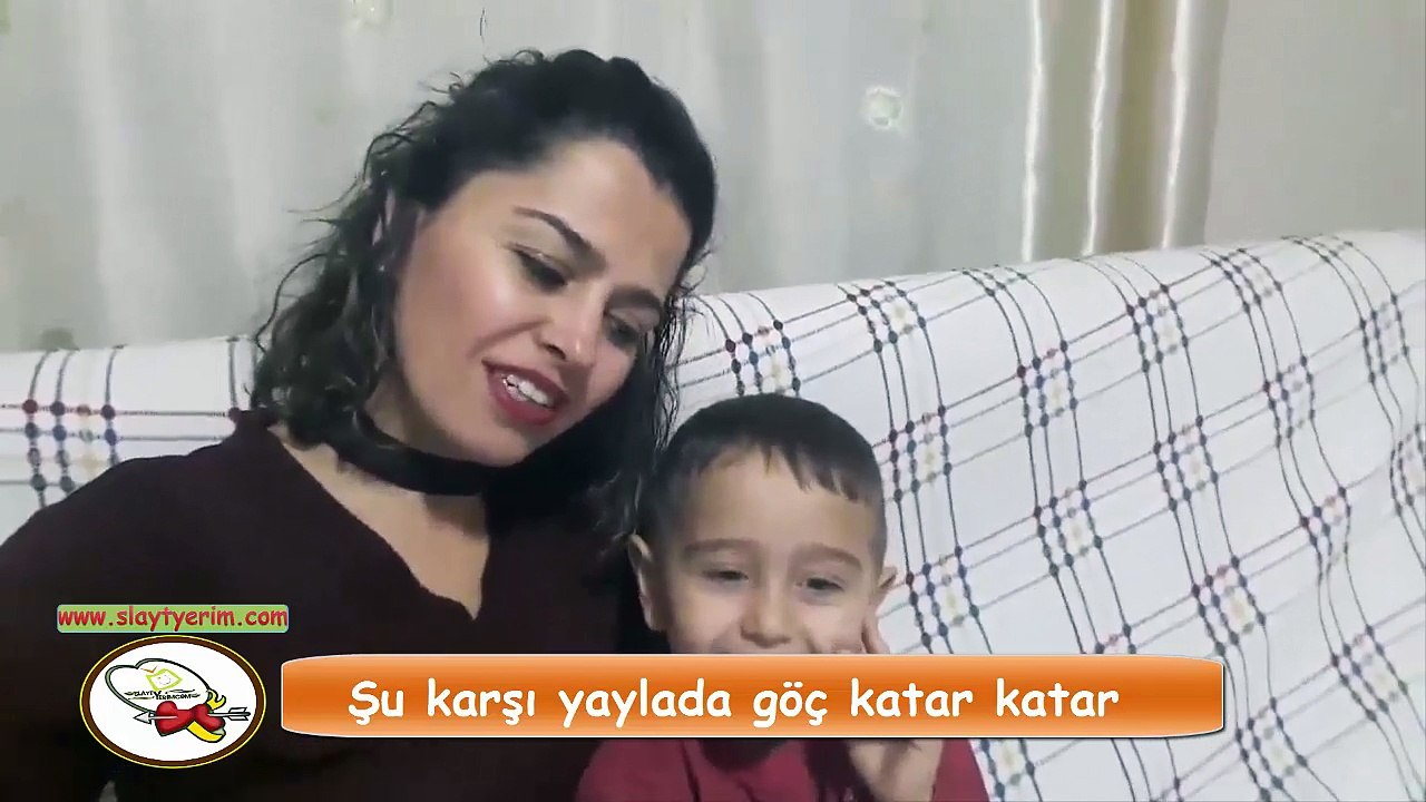 Şu karşı yaylada göç katar katar