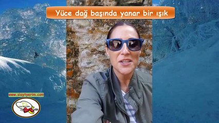 Yüce dağ başında yanar bir ışık
