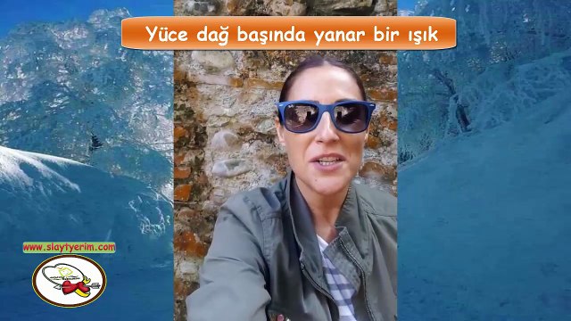 Yüce dağ başında yanar bir ışık