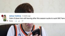 THUNDER FAN REACTION TO RUSSELL WESTBROOK SIGNING WITH THE THUNDER