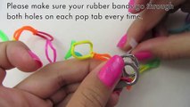 Craft Life Pop Tab Bracelet Tutorial Made with Rainbow Loom Rubber Bands