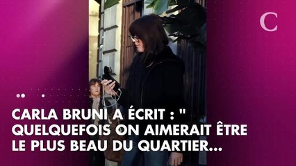 (Sans contrefaçon), Carla Bruni aimerait être un garçon : la photo WTF