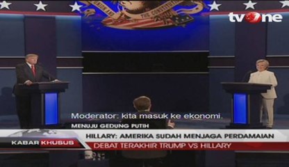 Debat Ketiga, Hillary Clinton Vs Donald Trump (Bagian 1)
