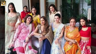Suhana Khan's desi look at an Indian Wedding