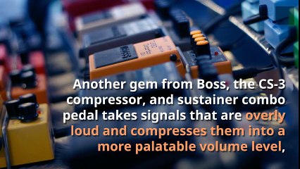 Boss CS-3 Compressor & Sustainer Guitar Pedal Review