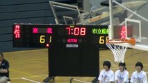 市立船橋vs京北(4Q)高校バスケ 2013 関東大会決勝