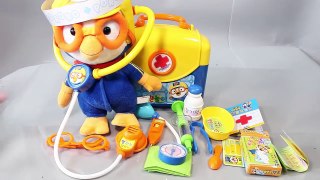 Pororo Doctor Kit Baby Doll Bath Time Toy Surprise Eggs