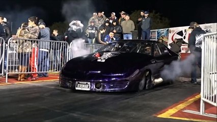 Deathtrap Chuck vs Birdman at Edinburg street outlaws live