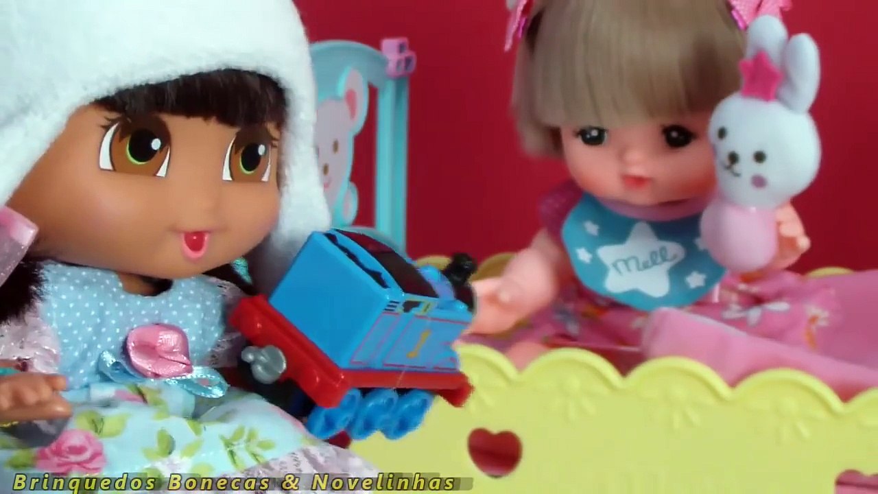 Dora a Aventureira Baby Mell Chan Thomas and Friends Melancia massinha Play Doh Rotina da Tarde