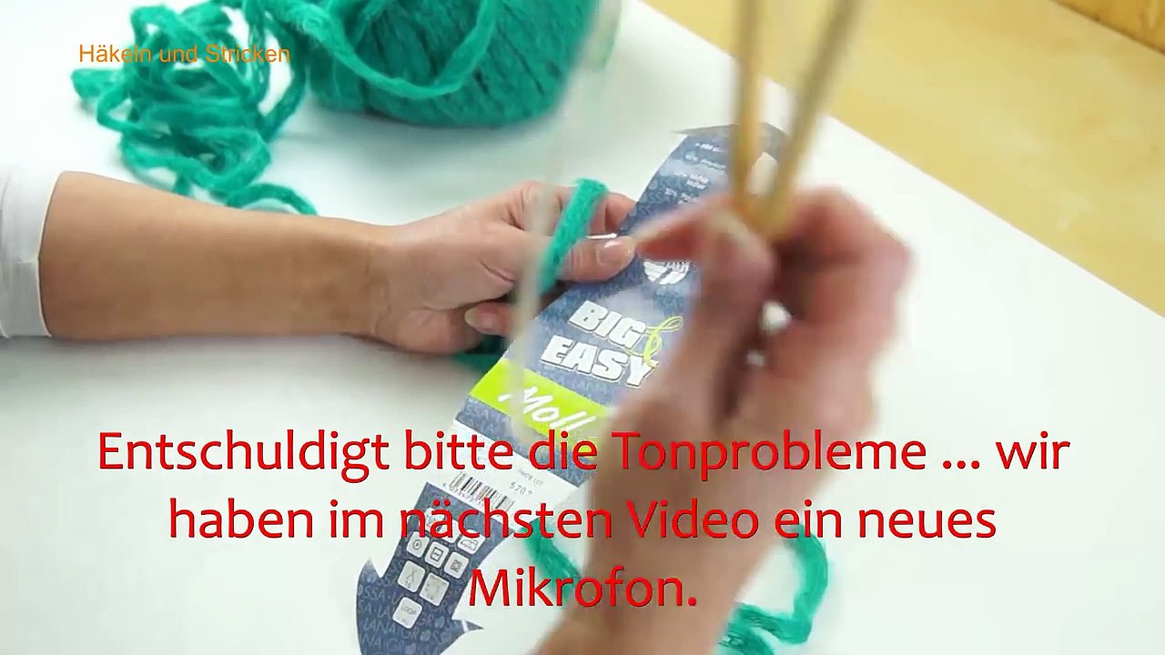 HANDSTRICKEN FINGERSTRICKEN I Loopschal Anleitung in 15 Minutes - Häkeln und Stricken Kanal