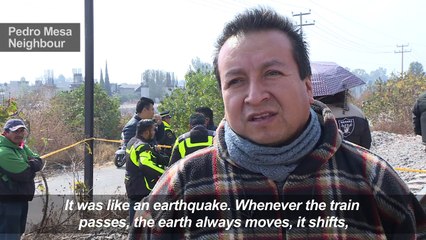 Train accident kills five in Mexico