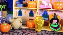 PEPPA PIGs Halloween HAUNTED HOUSE Surprise Toys Video Pumpkins Toypals.tv