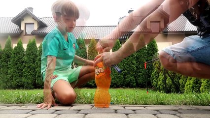 BIG Water Bottle Flip Challenge - Fanta, Coca-Cola, Sprite-4JVfrFsOSss