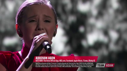 The Voice 2017 Addison Agen - Top 12 - 'She Used to Be M
