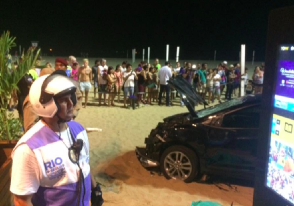 Driver Arrested After Crashing Car into Crowd on Rio de Janeiro's Copacabana Beach