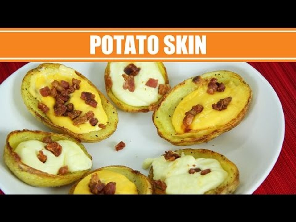 Potato Skin - Canoa de Batata com Cheddar e Bacon