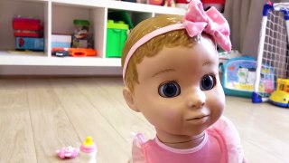 Funny BABY Born Doll Eating Candy J