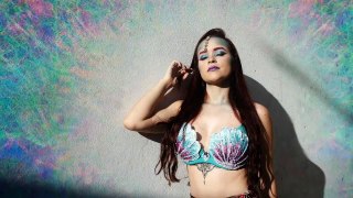 DIY Faça Você mesma Sereia (Mermaid) Top/biquíni+ Makeup |Especial Halloween