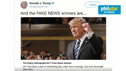 Trump's 'Fake News Awards' against media that fact checks him