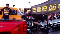 Street Outlaws (Daddy Dave vs Jeff Lutz) Lutz Wreck