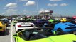 Lamborghini Aventador vs Huracan vs Gallardo vs Murcielago DRAG RACE Loud Sounds BullFest 2017