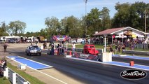 2016 ScottRods AA Gassers Drag Racing Cars USA Nostalgia Nationals Keystone Raceway Park Video