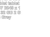 Apple iPad Air 2 32GB Grey tablet  tablets 246 cm 97 2048 x 1536 pixels 32 GB 2 GB