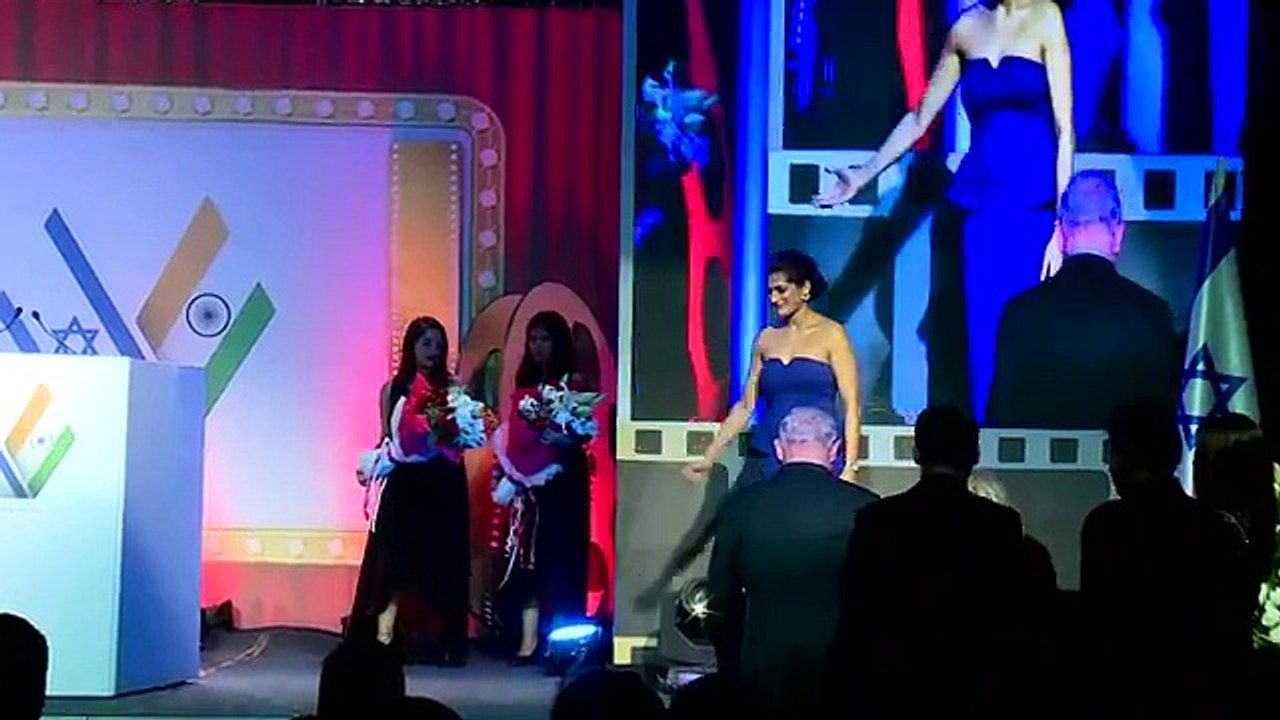 Israeli PM Benjamin Netanyahu Meet Bollywood Celebs At Shalom Bollywood In Mumbai