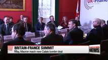 Leaders of Britain and France meet to boost ties amid Brexit talks