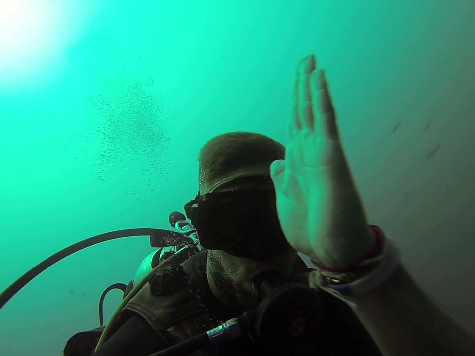 SO MANY SHARKS! LOST DIVER CANNOT BELIEVE HIS LUCK!