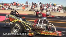 2013 Top Fuel Dragster Drag Racing Nitro Car Nostalgia Classic Quaker City Motorsports Park Video
