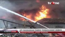 Dua Pabrik Pengolah Limbah di Pekalongan Terbakar