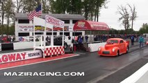 2013 Gasser Drag Racing Crashes Willys Car Detroit Dragway Reunion Milan Video