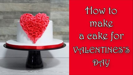 How to make a cake for Valentines day / Jak zrobić tort na Walentynki