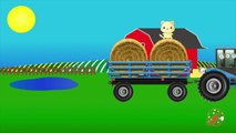 Learning Farm Vehicles - Trors and Trucks - Educational Flash Card Videos for Children