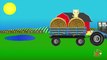 Learning Farm Vehicles - Trors and Trucks - Educational Flash Card Videos for Children
