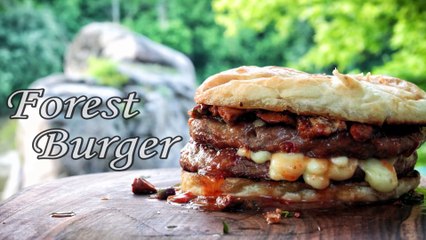 BEST DOUBLE CHEESEBURGER - FOREST BURGER - HOW TO COOK